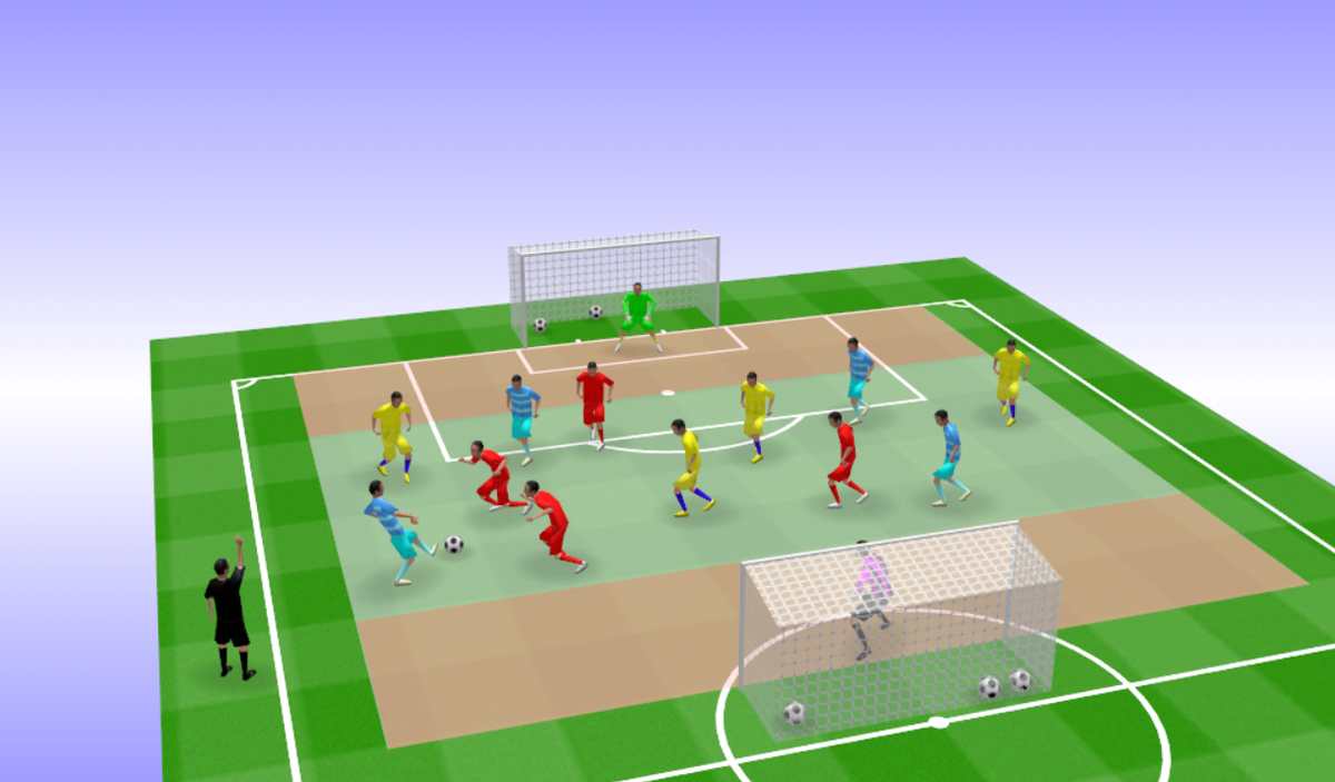 50 EXERCICES  POUR TRAVAILLER LA TACTIQUE EN FOOTBALL (ET LES QUALITÉS DE VITESSE ET D’ENDURANCE)