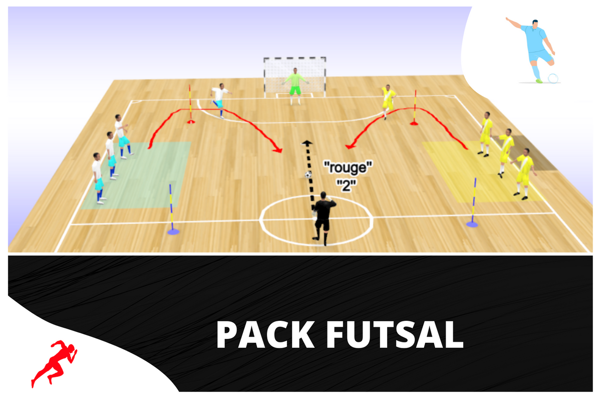 PACK D’ENTRAÎNEMENTS PHYSIQUES POUR LES COACHS SPÉCIAL ''FUTSAL'' (U15-U17-SÉNIORS)