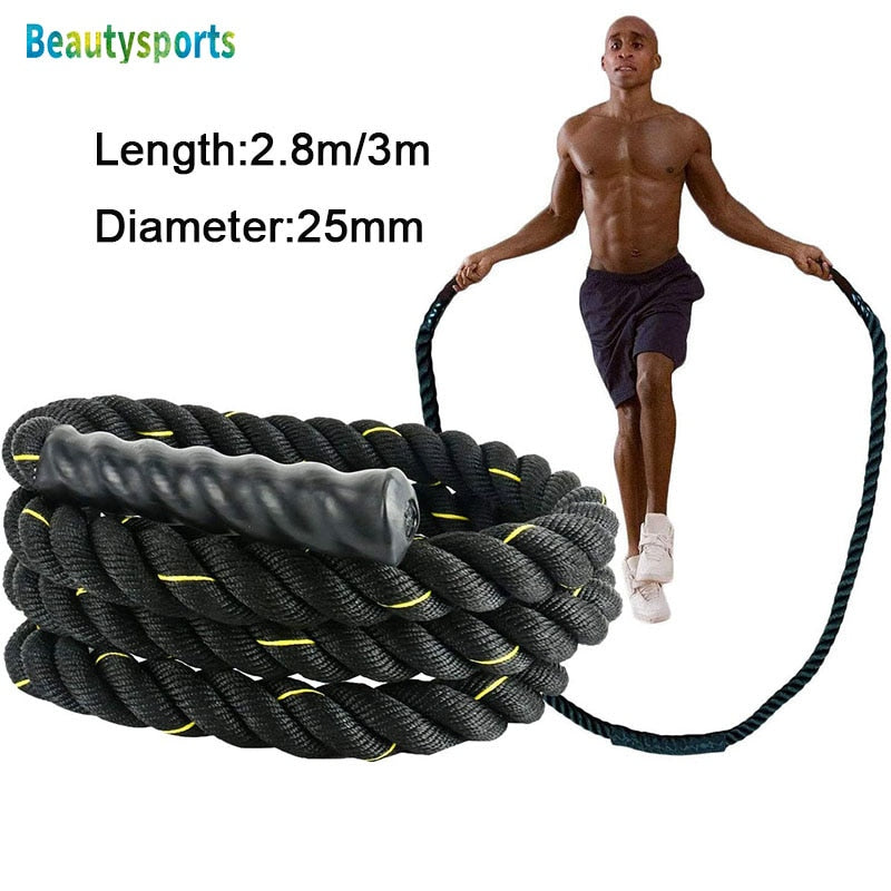 Corde à sauter lestée (1,2 kg) pour travailler la puissance musculaire - preparationphysiquefootball-shop.com
