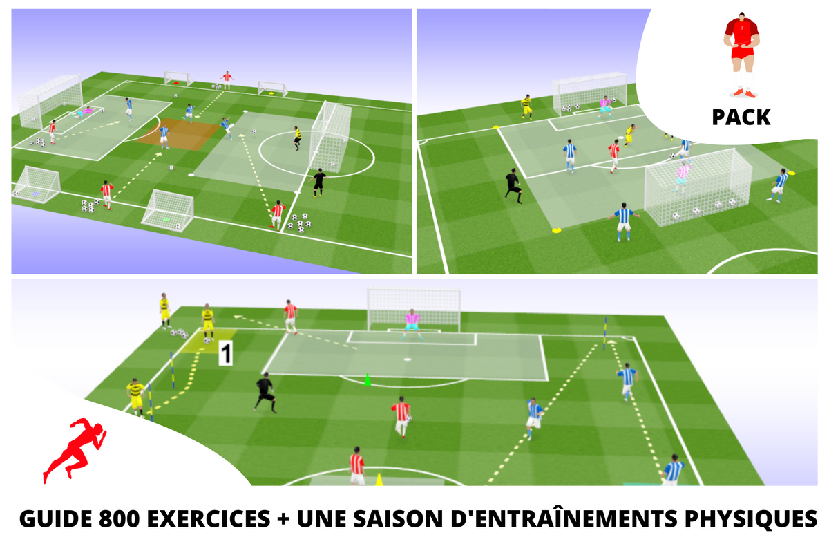 PACK GUIDE 800 EXERCICES + UNE SAISON D'ENTRAINEMENTS PHYSIQUES