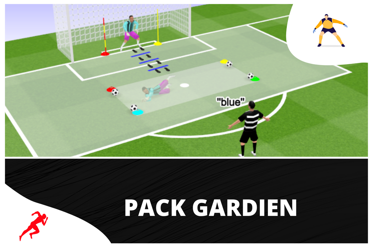 PACK D’ENTRAÎNEMENTS PHYSIQUES POUR LES COACHS SPÉCIAL ''GARDIEN'' (U15-U17-SÉNIORS)