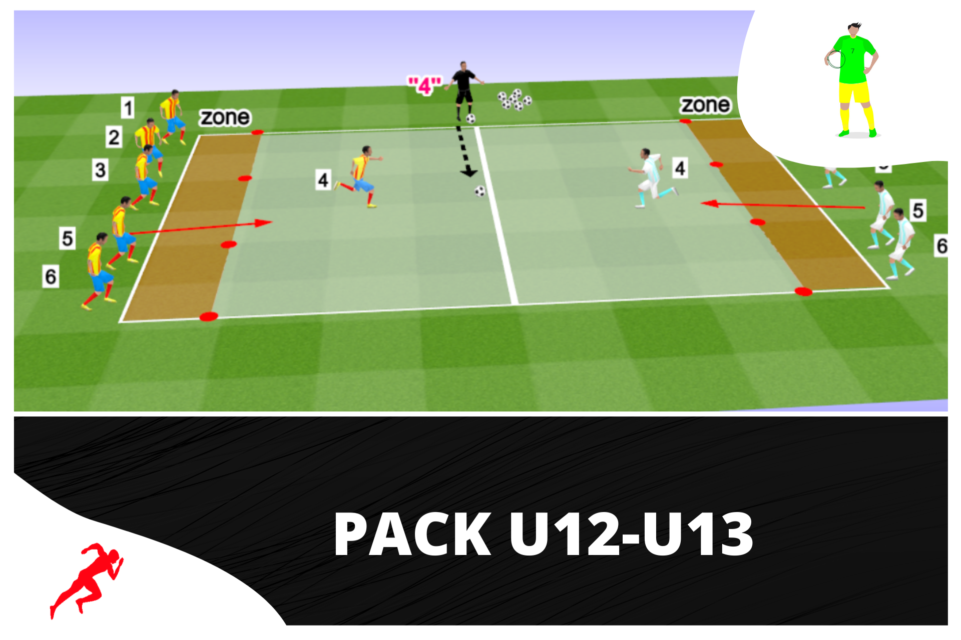 Pack d’entraînements physiques pour les coachs U12-U13